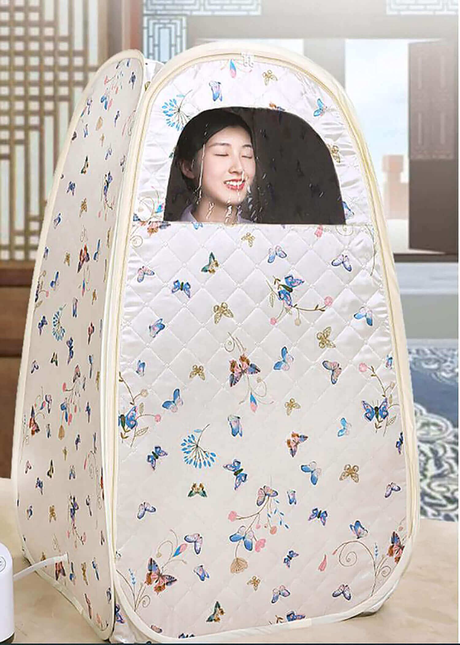 Amazon.co.jp: ポータブルサウナ 家庭用 ブルパーソナルスチームサウナ